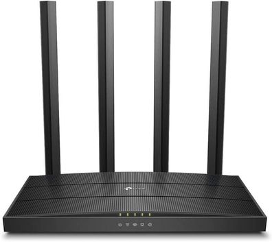 TP-Link Archer C80 Dualband WLAN Router 1300Mbits 5GHz 4 Gigabit Ports schwarz