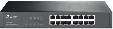 TP-Link TL-SG1016D 16-Port Gigabit Netzwerk Switch RJ-45 Rackmount Metallgehäuse