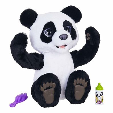 Hasbro E85935S1 FurReal Plum Mein Knuddelpanda interaktives Plüschtier Spielzeug