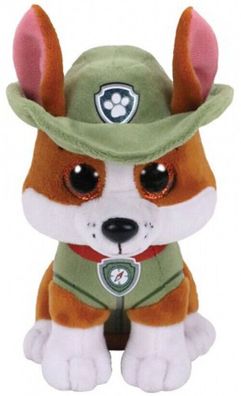 Ty 41299 Paw Patrol Carletto mit Glitzer Augen Glubschis Plüschtier 15 cm Braun