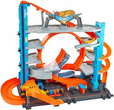 Hot Wheels FTB69 City Ultimate Parkgarage Parkhaus 2 Spielzeugautos Looping