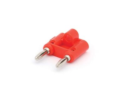 Velleman - CM13R - Doppelbananenstecker - rot