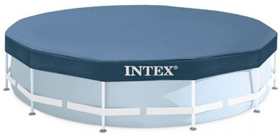 Intex 28031 Pool Cover Poolabdeckplane Rund 366 cm Für Metal Prism Frame Pool