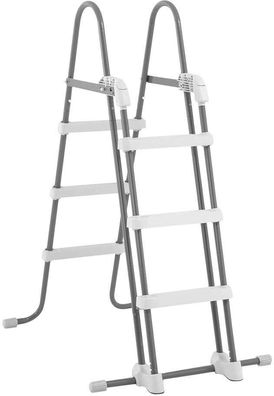 Intex 28072 Deluxe Pool Ladder Poolleiter Schwimmbadleiter Garten 91-107 cm