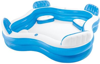 Intex 56475 Aufblasbares Swim Center Family Lounge Pool Garten 229 x 229 x 66 cm