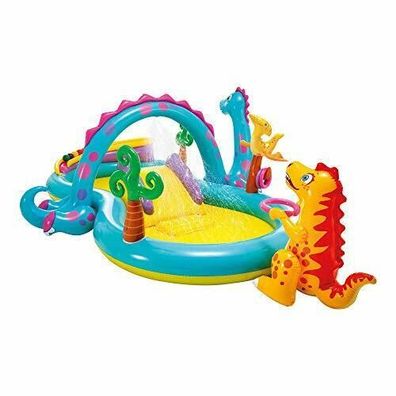 Intex 57135 Dino Play Center Kinder Aufstellpool Planschbecken 333 x 229 x 112cm