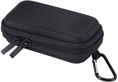 AGPTEK Tragbare Tasche Hardcase Reißverschluss MP3 Player iPod Handy Schwarz