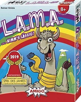 Amigo 01907 LAMA Nimms lässig Spielkarten Kartenspiel Mitbringspiel Kinderspiel