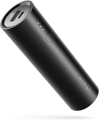 Anker PowerCore 5000mAh Externer Akku Powerbank PowerIQ iPhone Android Schwarz