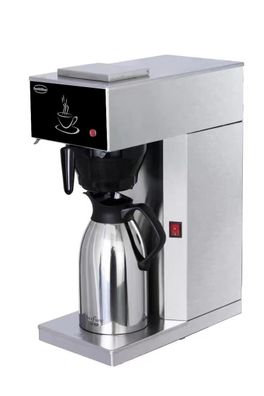 Combisteel Kaffeemaschine mit 1,8L5min und Thermoskanne 2 Liter aus Edelstahl