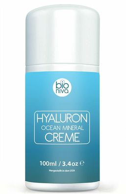 Bioniva Hyaluronsäure Mineralkomplex Tagescreme Gesicht Dekolleté Unisex 100 ml