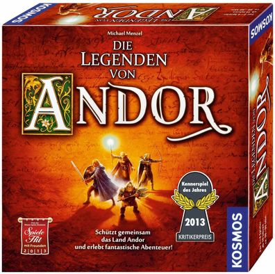 Kosmos 691745 Die Legenden von Andor Das Grundspiel Fantasy-Brettspiel