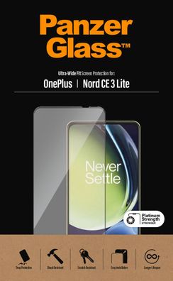 PanzerGlass Screen Protector OnePlus Nord CE 3 Lite, UWF