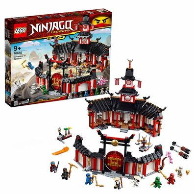 LEGO Ninjago 70670 Kloster des Spinjitzu 8 Minifiguren Konstruktionsspielzeug