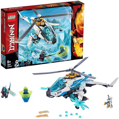 LEGO Ninjago 70673 - ShuriCopter Hubschrauber 3 Minifiguren Zane 361 Teile