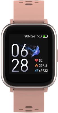 Denver SW-163 Smartwatch Aktivitäts Fitnesstracker Fitnessuhr Schrittzähler rose