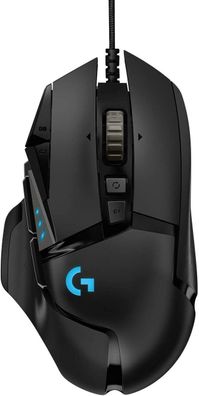 Logitech G502 High Performance Gaming-Maus HERO 16000 DPI Optisch RGB PC Mac