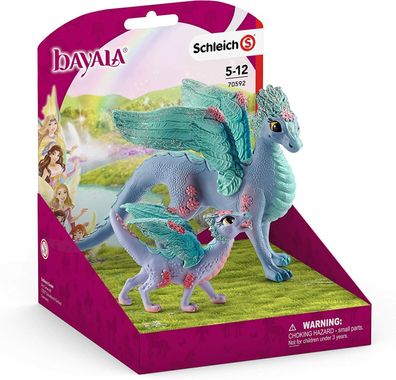 Schleich 70592 Bayala Blütendrache Blütendrachenkind Spielfigur Minifigur Set