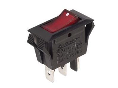 Velleman - R902B - Leistungswippenschalter 10A-250V SPDT EIN-EIN - rot