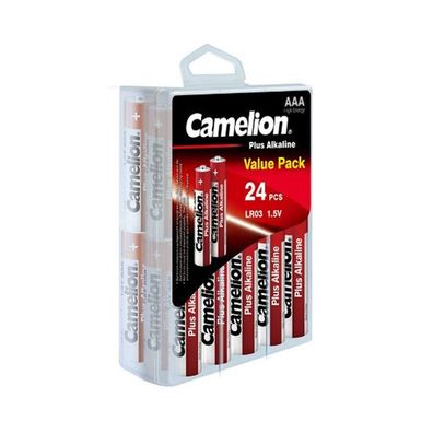 Camelion - Plus Alkaline - Micro AAA / LR03 - 1,5 Volt AlMn - 24er Pack