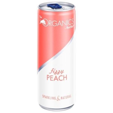 Organics by Red Bull Fizzy Peach BIO, Einweg-Pfand, BIO - 24x0.25l Dose