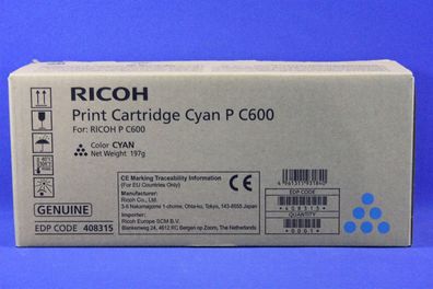 Ricoh 408315 Toner Cyan -A