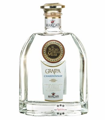 Marcati Grappa Chardonnay ?Il Bacio delle Muse? (40 % vol., 0,7 Liter) (40 % vol., hi