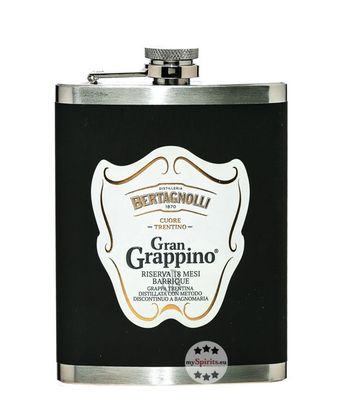 Bertagnolli Flachmann Gran Grappino Riserva (42 % vol, 0,2 Liter) (42 % vol, hide)