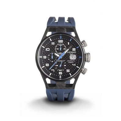 LOCMAN – Mann – 0545C09S-CBCBWHSB – Locman Montecristo Chronograph Quarz 41 mm Carbon