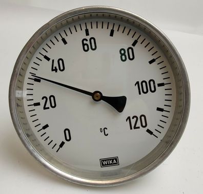 WIKA Bimetall Thermometer 0°C - 120°C Ø160mm Tauchschaft 160mm 3904407