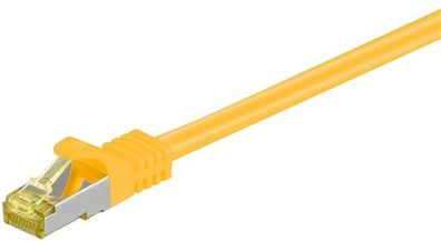 10X Goobay 91611 RJ45 Patchkabel CAT 6A S/FTP (PiMF), 500 MHz mit CAT 7 Rohkabel,