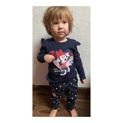 Baby Set langarm Shirt mit Hose, Minnie Maus "Miss Minnie"