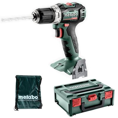 Metabo Akku-Bohrschrauber BS 18 L BL solo + Metabox Transportbox + Sportbeutel