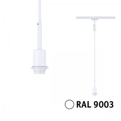 Paulmann 94886 URail Pendel DecoSystems Basic E14 230V Signalweiß RAL 9003