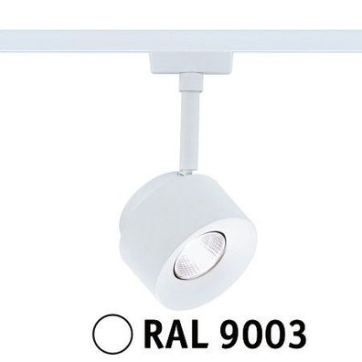 Paulmann 94894 URail LED Schienenspot Pane 4000K dimmbar 230V Signalweiß RAL 9003