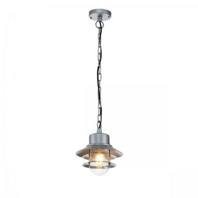 Elstead Lighting Copenhagen Pendelleuchte 1-Light Silber IP44 E27