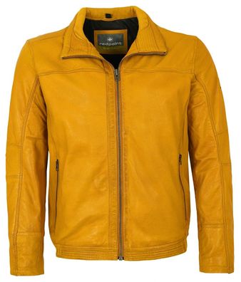 Redpoint - Herren Lederjacke Lammnappa gelb