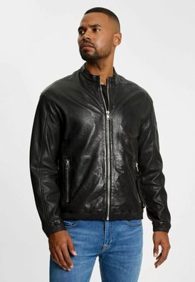 Gipsy - Herren Lederjacke Blouson Lammnappa schwarz