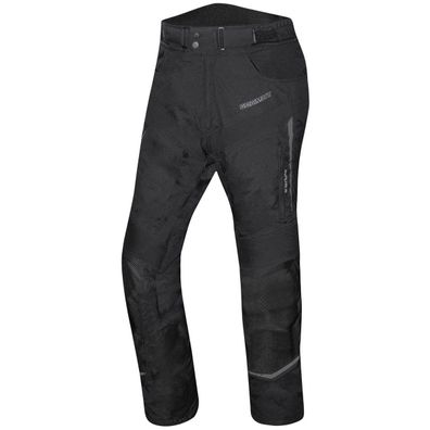 Germot Herren Motorrad Hose Textilhose Allround Kurz Schwarz