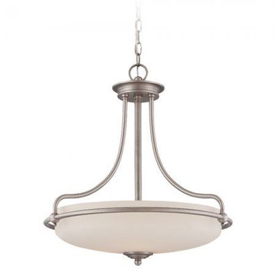 Elstead Lighting Griffin 4-Light Pendant Pendelleuchte Nickel antik