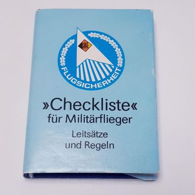 Checkliste für Militärflieger - 312 Leitsätze und Regeln