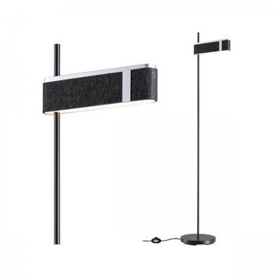 Paulmann 79988 LED Stehleuchte Jagun 3-Step-Dim 2700K 1250lm Filz anthrazit