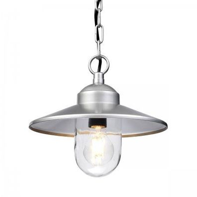 Elstead Lighting Klampenborg Pendelleuchte 1-Light Silber IP44 E27