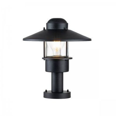 Elstead Lighting Klampenborg Sockelleuchte 1-Light Schwarz IP44 E27