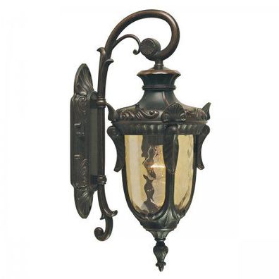 Elstead Lighting Philadelphia Wandleuchte Down Medium 1-Light Altbronze IP44 E27