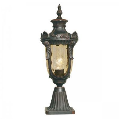 Elstead Lighting Philadelphia Sockelleuchte Medium 1-Light Altbronze IP44 E27