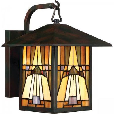 Elstead Lighting Inglenook Wandleuchte Medium 1-Light Bronze IP44 E27