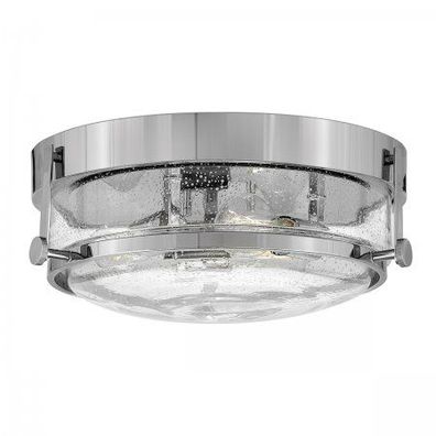 Elstead Lighting Harper Deckenleuchte 3-Light Chrom poliert Klarglas E27