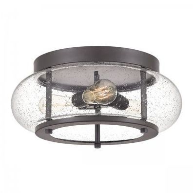Elstead Lighting Trilogy Deckenleuchte 3-Light Bronze Glas 406mm E27