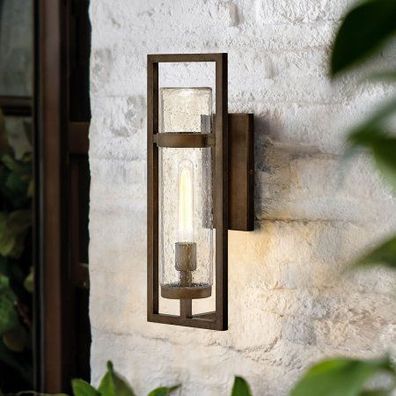 Elstead Lighting Cordillera Wandleuchte 1-Light Bronze IP44 E27